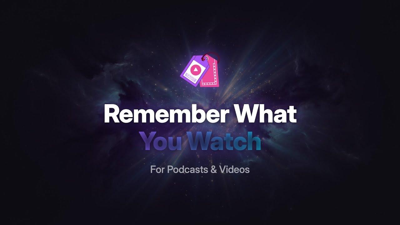 TAGiT product demo video - Smart video bookmarking browser extension overview